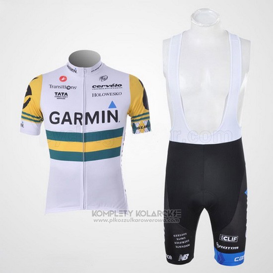 2011 Odziez Rowerowa Garmin Mistrz Australia Krotkie Rekawy i Rowerowe Szelkach